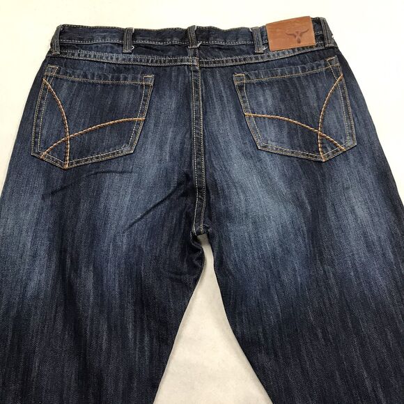 WRANGLER 20X no.42 Jeans Men 36x36 Vintage Boot Cut Western Cowboy Rodeo Dark - Picture 4 of 16